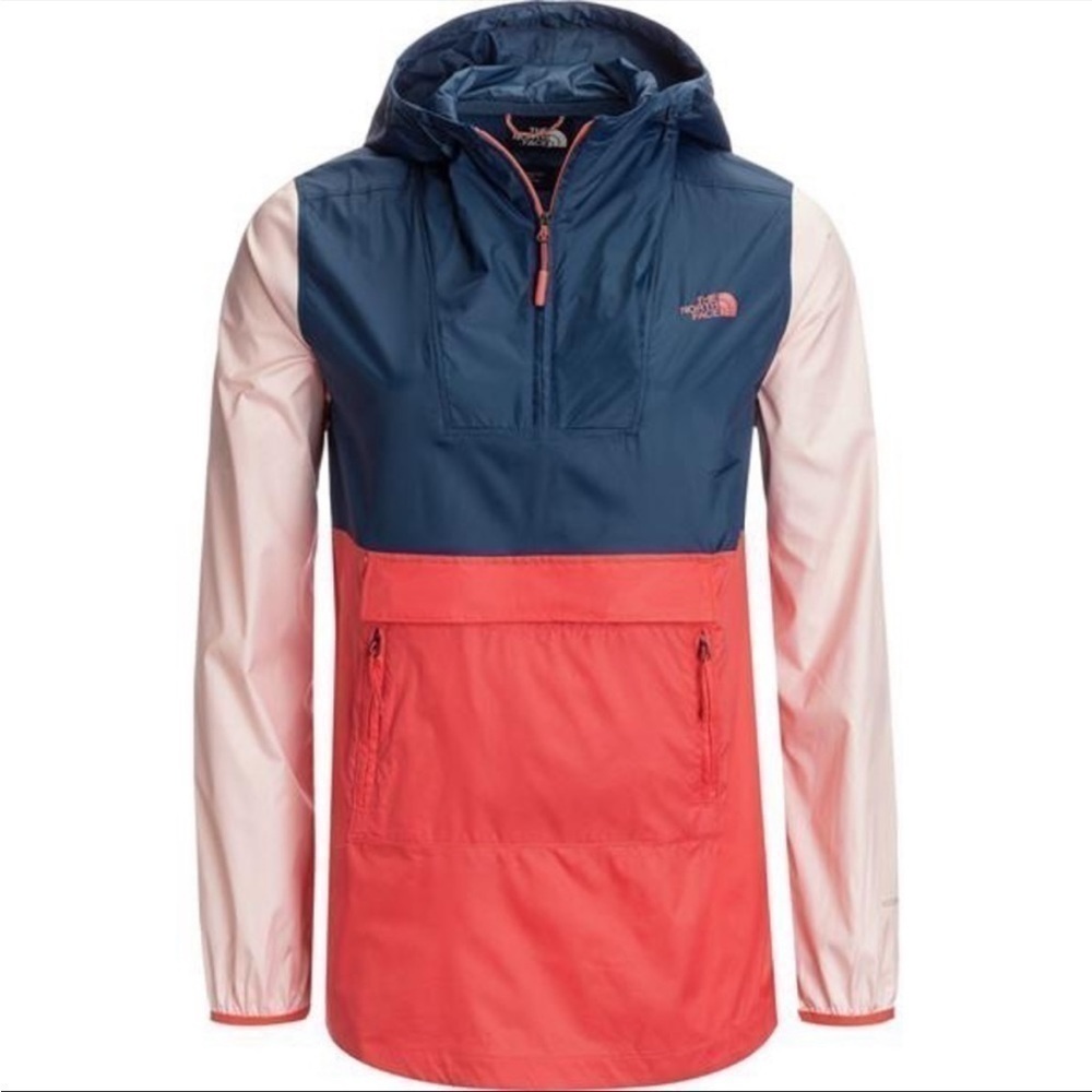 ⭐️HP⭐️SzXS The North Face Giacca Donna Fanorak in Spiced Coral Multi EUC